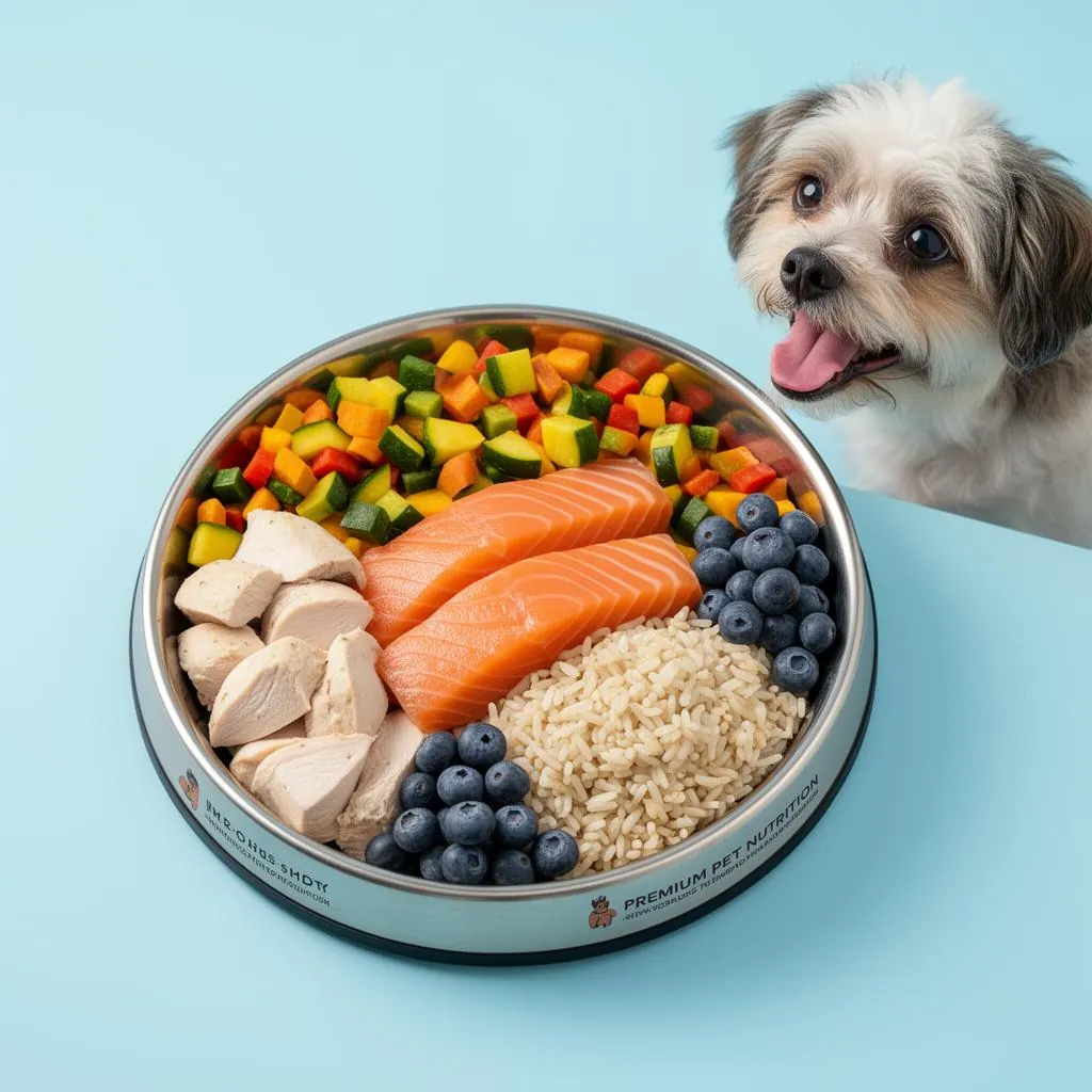 Custom Meal - bữa ăn cá nhân hóa cho thú cưng với cá hồi, gà và rau củ